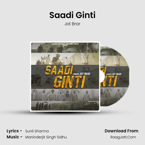 Saadi Ginti MP3 Song by Jot Brar Cover