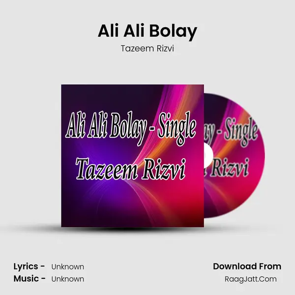 Ali Ali Bolay - Single - Tazeem Rizvi