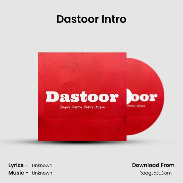Dastoor Intro MP3 Song by  Cover