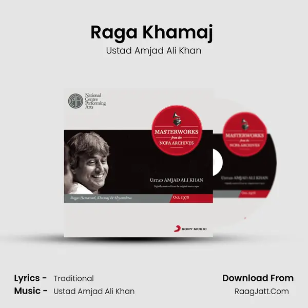 Raga Khamaj (Khyal in Addha Taal) MP3 Song by Ustad Amjad Ali Khan Cover