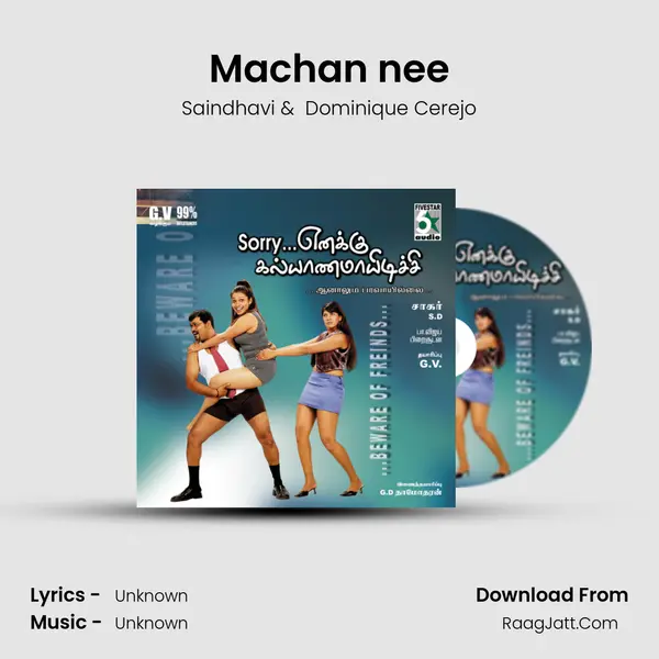 Machan nee MP3 Song by Saindhavi Cover