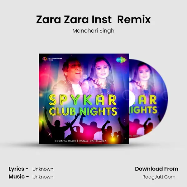 Zara Zara (Flute Fusion)Inst (Rehna Hai Terre Dil Mein -01) Remix MP3 Song by Manohari Singh Cover