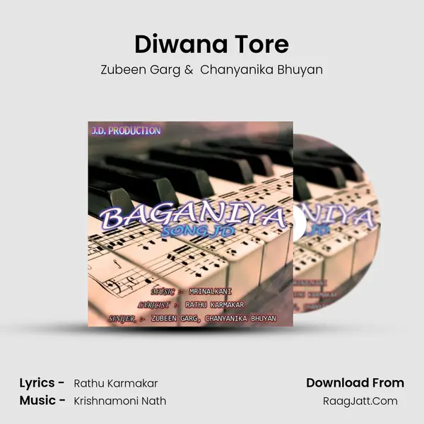 Diwana Tore MP3 Song by Zubeen Garg Cover