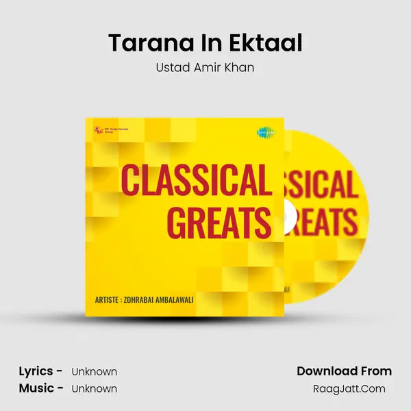 Tarana In Ektaal MP3 Song by Ustad Amir Khan Cover