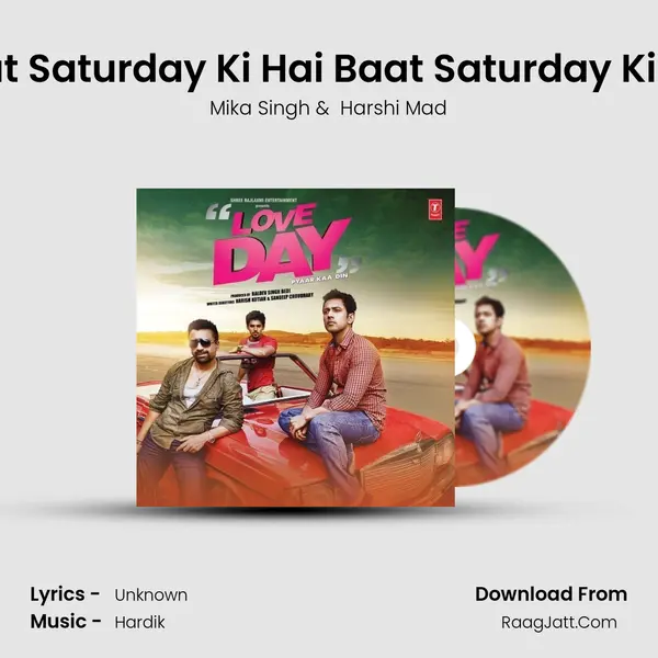 Raat Saturday Ki Hai Baat Saturday Ki Hai MP3 Song by Mika Singh Cover