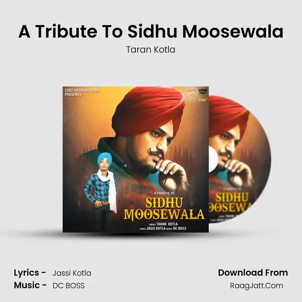 A Tribute To Sidhu Moosewala MP3 Song by Taran Kotla Cover
