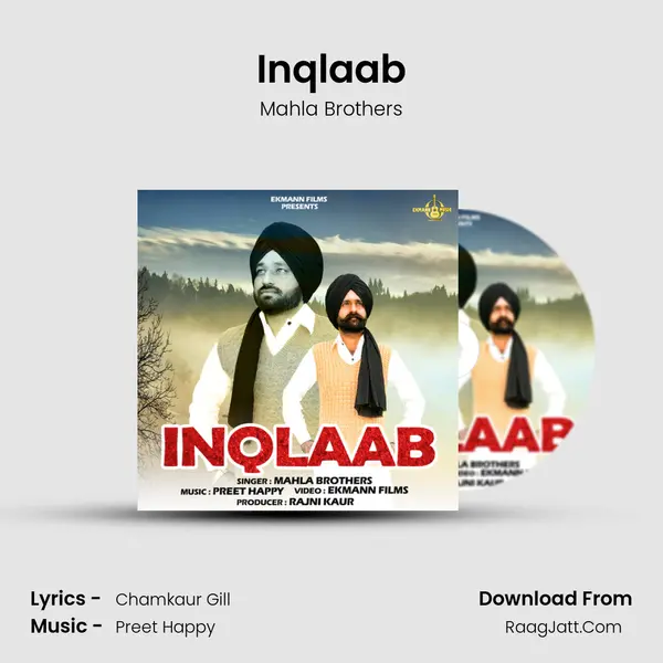 Inqlaab MP3 Song by Mahla Brothers Cover