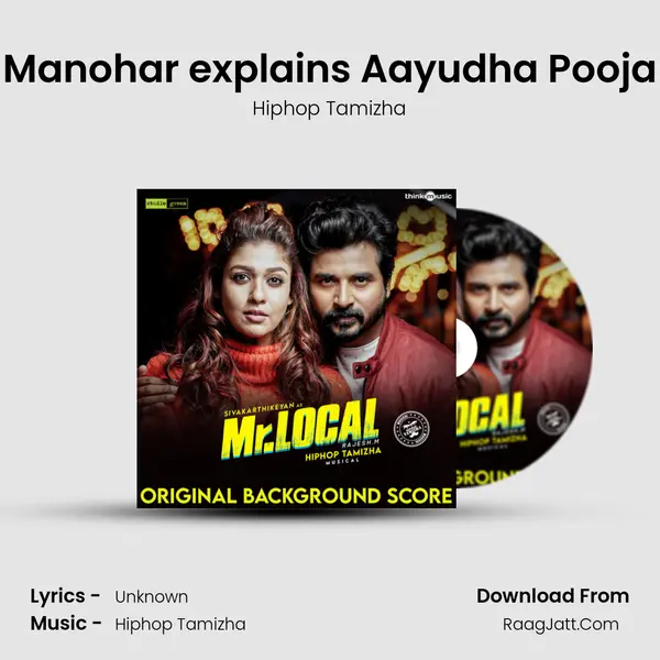 Manohar explains Aayudha Pooja MP3 Song by Hiphop Tamizha Cover