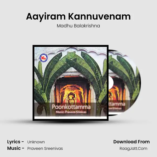 Aayiram Kannuvenam MP3 Song by Madhu Balakrishna Cover