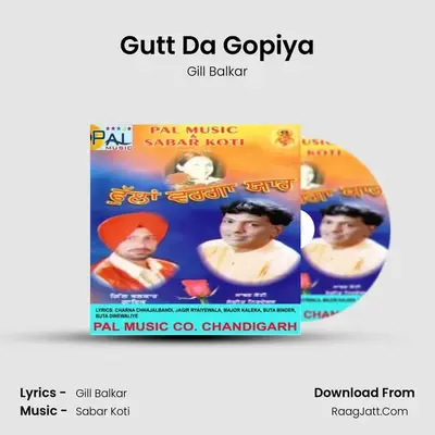 Gutt Da Gopiya MP3 Song by Gill Balkar Cover