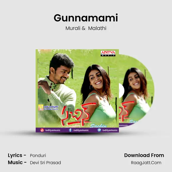 Gunnamami MP3 Song by Murali Cover
