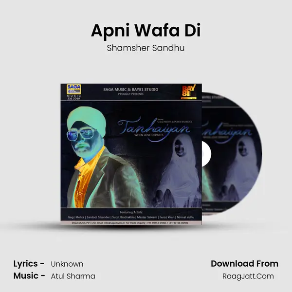 Apni Wafa Di MP3 Song by Shamsher Sandhu Cover