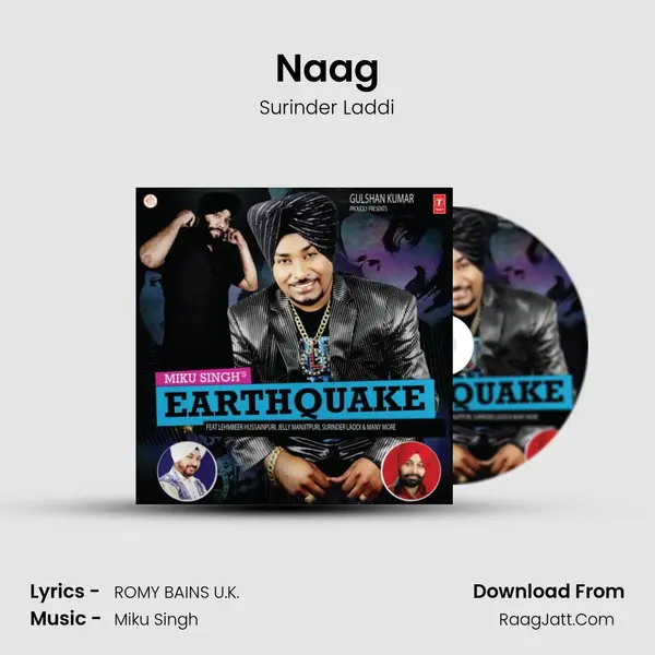 Naag MP3 Song by Surinder Laddi Cover