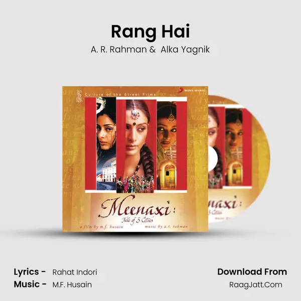 Rang Hai MP3 Song by A. R. Rahman Cover