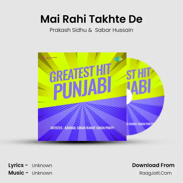 Mai Rahi Takhte De MP3 Song by Prakash Sidhu Cover