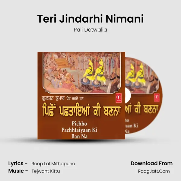 Teri Jindarhi Nimani MP3 Song by Pali Detwalia Cover