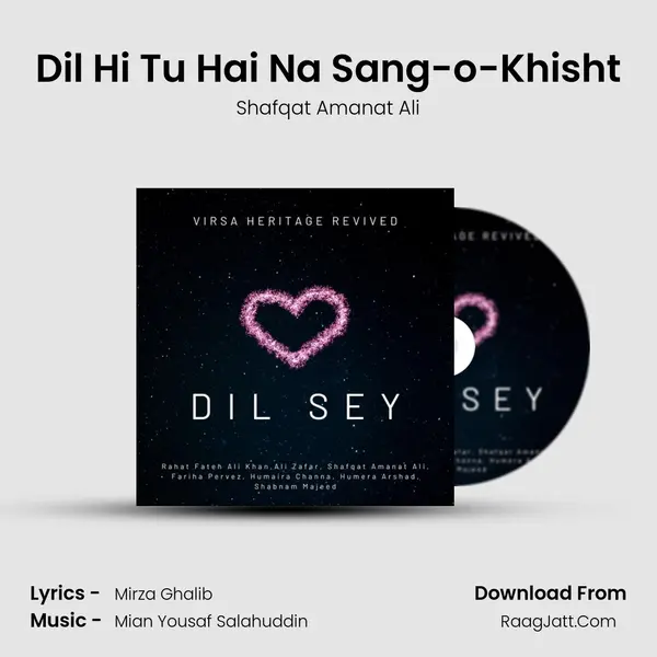 Dil Hi Tu Hai Na Sang-o-Khisht MP3 Song by Shafqat Amanat Ali Cover
