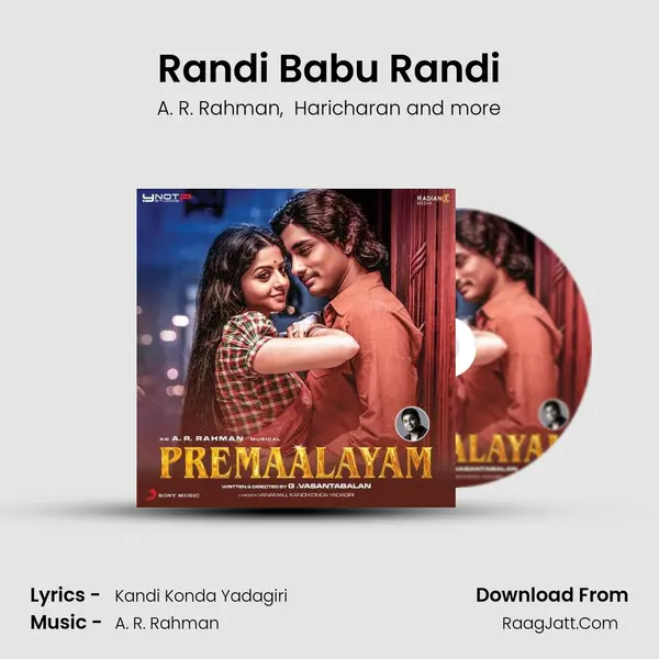 Randi Babu Randi MP3 Song by A. R. Rahman Cover