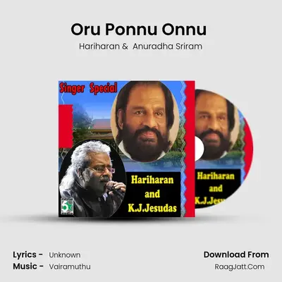 Oru Ponnu Onnu (From Kushi) MP3 Song by Hariharan Cover