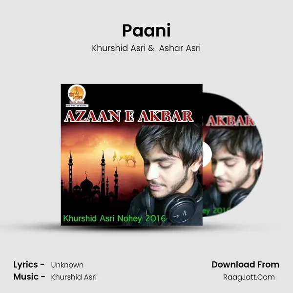 Paani MP3 Song by Khurshid Asri Cover
