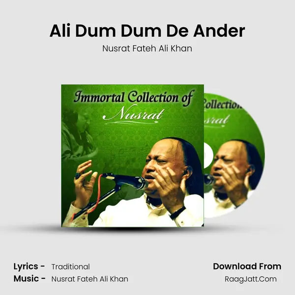 Ali Dum Dum De Ander MP3 Song by Nusrat Fateh Ali Khan Cover