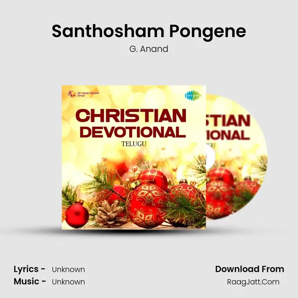 Santhosham Pongene MP3 Song by G. Anand Cover