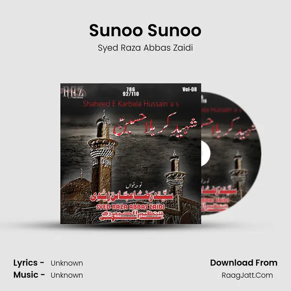 Sunoo Sunoo MP3 Song by Syed Raza Abbas Zaidi Cover