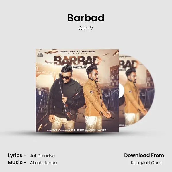 Barbad MP3 Song by Gur-V Cover
