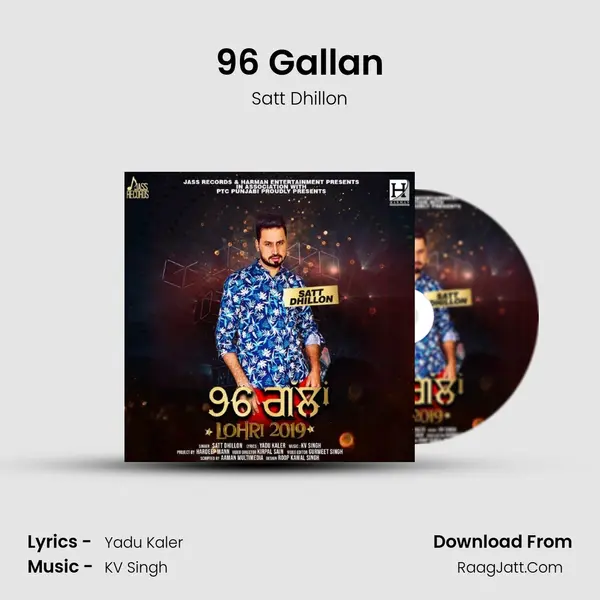96 Gallan MP3 Song by Satt Dhillon Cover