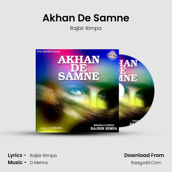 Akhan De Samne MP3 Song by Rajbir Rimpa Cover