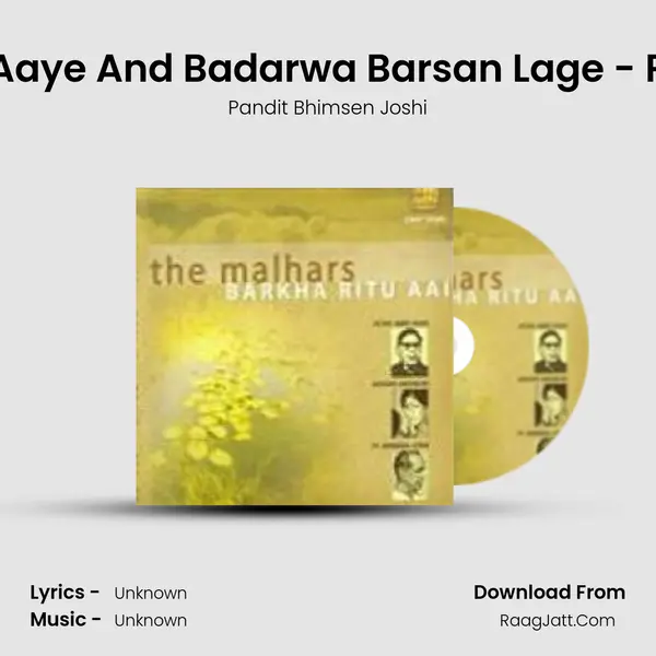 Khayal - Garjat Aaye And Badarwa Barsan Lage - Pt Bhimsen Joshi MP3 Song by Pandit Bhimsen Joshi Cover