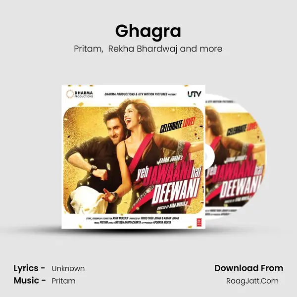 Ghagra MP3 Song by Pritam Cover