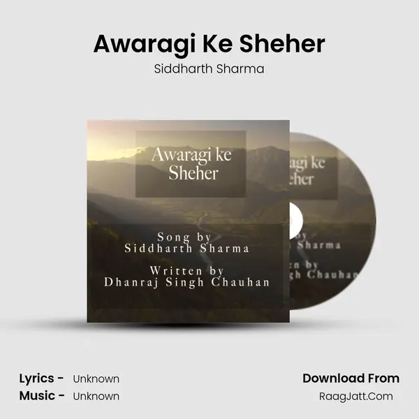 Awaragi Ke Sheher MP3 Song by Siddharth Sharma Cover