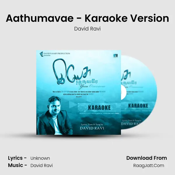 Aathumavae - Karaoke Version MP3 Song by David Ravi Cover