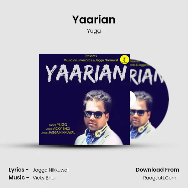 Yaarian MP3 Song by Yugg Cover