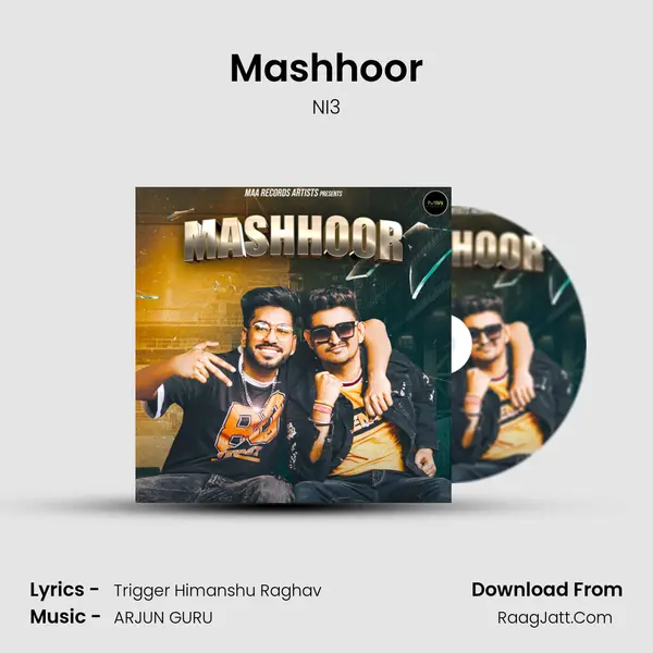 Mashhoor MP3 Song by NI3 Cover