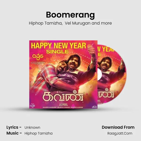Boomerang MP3 Song by Hiphop Tamizha Cover