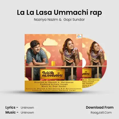 La La Lasa Ummachi rap MP3 Song by Nazriya Nazim Cover
