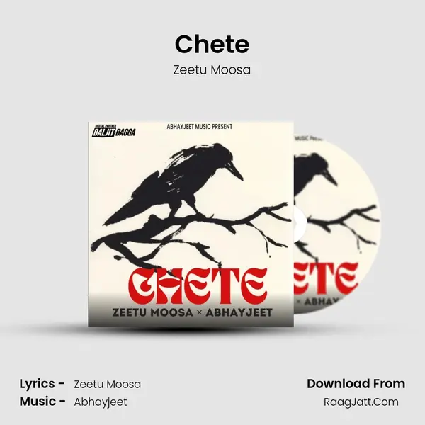 Chete MP3 Song by Zeetu Moosa Cover