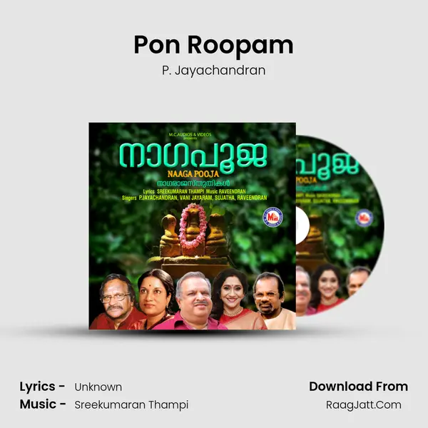 Pon Roopam MP3 Song by P. Jayachandran Cover