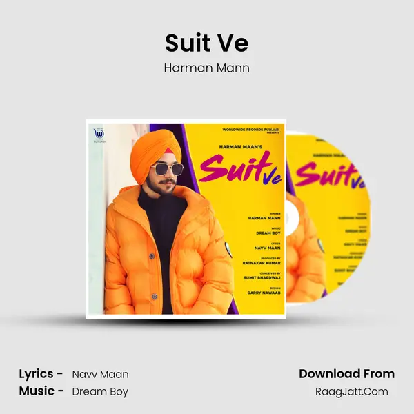 Suit Ve MP3 Song by Harman Mann Cover