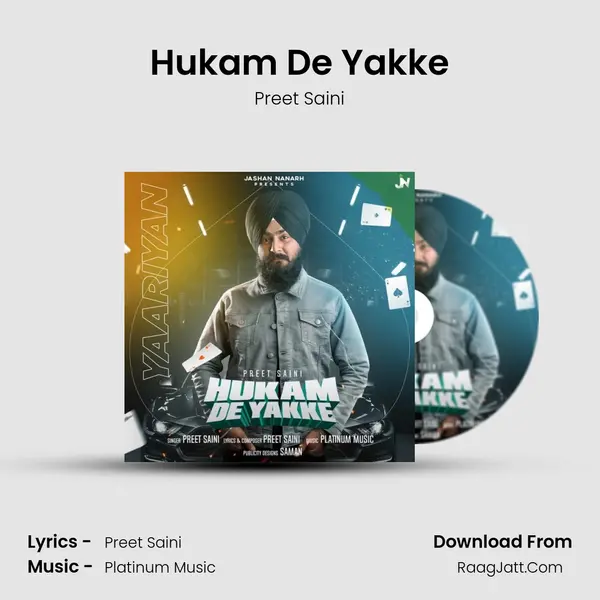 Hukam De Yakke MP3 Song by Preet Saini Cover