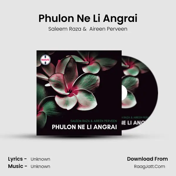 Phulon Ne Li Angrai MP3 Song by Saleem Raza Cover