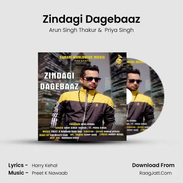 Zindagi Dagebaaz MP3 Song by Arun Singh Thakur Cover
