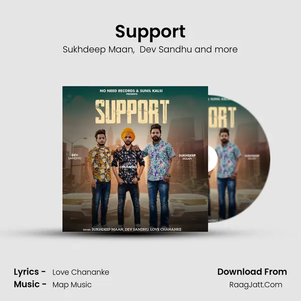 Support MP3 Song by Sukhdeep Maan Cover