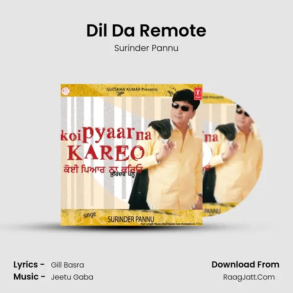 Dil Da Remote MP3 Song by Surinder Pannu Cover
