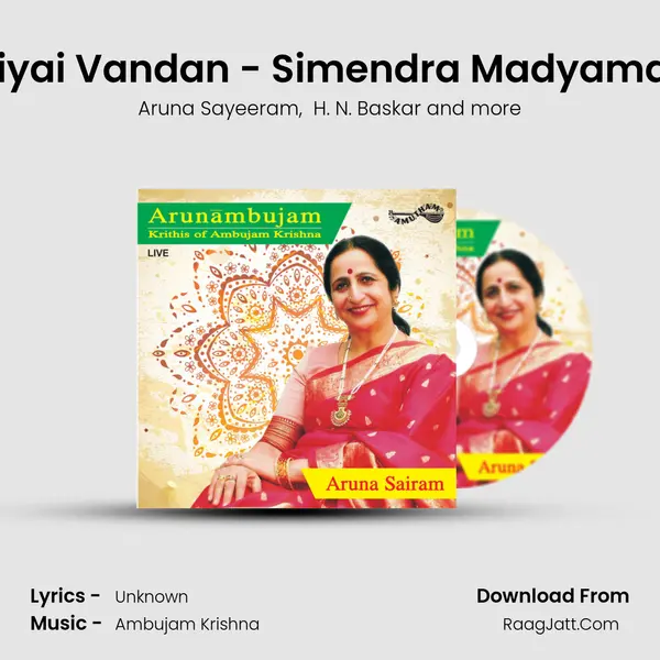 Narahariyai Vandan - Simendra Madyamam - Adi (Live) MP3 Song by Aruna Sayeeram Cover