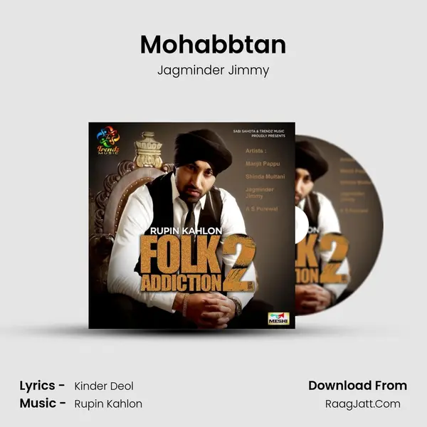Mohabbtan MP3 Song by Jagminder Jimmy Cover