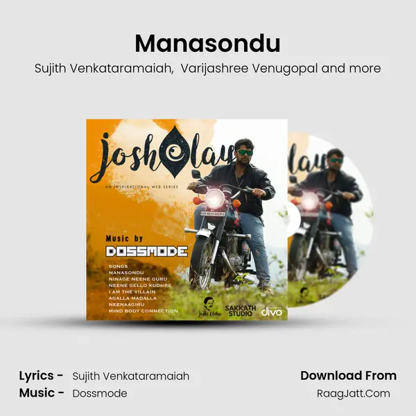 Manasondu MP3 Song by Sujith Venkataramaiah Cover