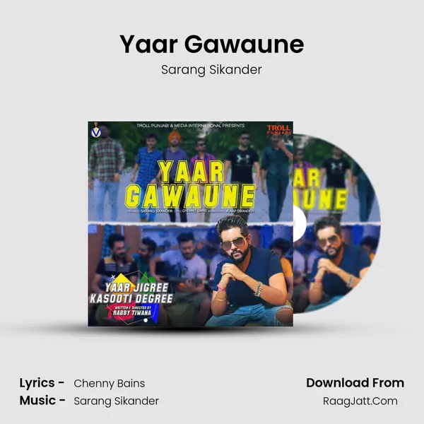 Yaar Gawaune MP3 Song by Sarang Sikander Cover